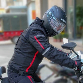 HEROBIKER Muži Motocyklová Bunda Nepromokavá Moto Bunda Motocyklová Větruvzdorná Motocykl na Koni Moto Bunda S Odstranění Linner