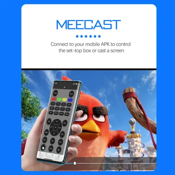 HOT Meecast TV Aplikace Dálkový ovladač DVB T2 Přijímač Digitální TELEVIZE HD1080P TV Tuner, Podpora Youtube Španělsko Polsko Izrael Francie