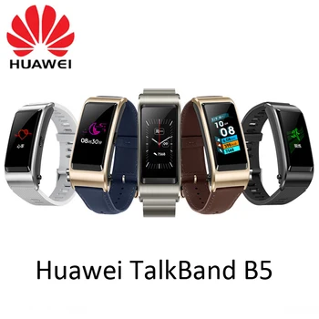 Huawei TalkBand B5 Bluetooth Inteligentní Náramek Dotykový AMOLED Displej Volání Sluchátka Pásma Srdeční Frekvence Monitoru Sport Fitness Tracker