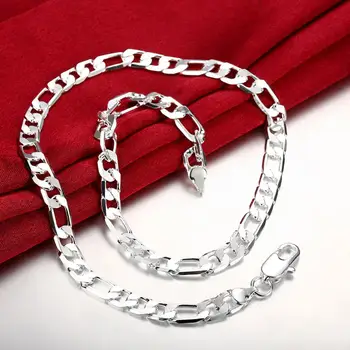 INALIS 8MM Ploché Řetízky Unisex, Kulatý Jednoduchý Měděný Náhrdelník Pro Ženy A Muže. Výročí Módní Šperky Hot Prodej