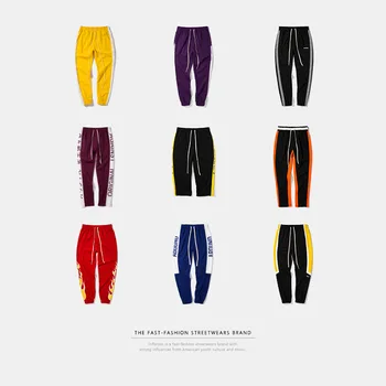 INFLACE Pánská Streetwear Tepláky 2020 Hip Hop Příležitostné Běžce Tepláky Pánské Street Fashion Kalhoty