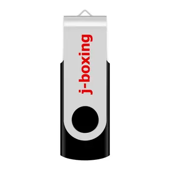 J-boxu 100X 64MB USB Flash Kovové Rotující Malé Kapacity Pen Drive Memory Stick pro Šicí Stroj Desktop Tablet Car Studio