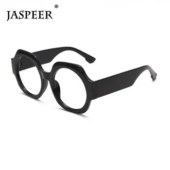 JASPEER Retro Anti Modrá Počítačové Brýle Ženy Vintage UV400 Blokování Brýle Muži Předpis Rám Optické Brýle