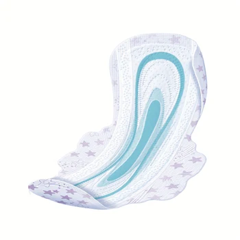 Jednorázové Hygienické Podložky S Nálepkou Ultra Tenké Prodyšné Síťoviny Povrch Lady Menstruační Vložky Noční Použití 317mm