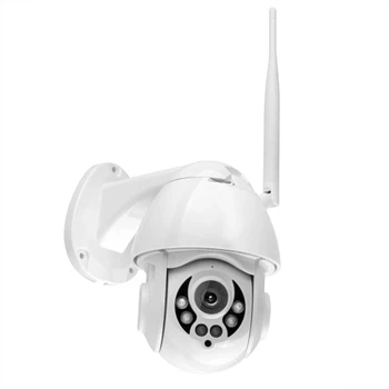 K38D 1080P Wi-fi PTZ IP Kamera Face Detect Auto Tracking 4X Zoom, obousměrné Audio Vodotěsné Venkovní Bezpečnostní Kamera