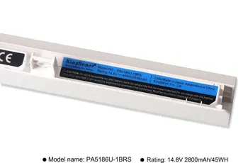 KingSener Baterie PA5186U-1BRS PA5185U-1BRS pro Toshiba Satellite C50-B-14D L55-B5267 L50-B C55-B5200 C55-B L50-B L55-B S55-B528