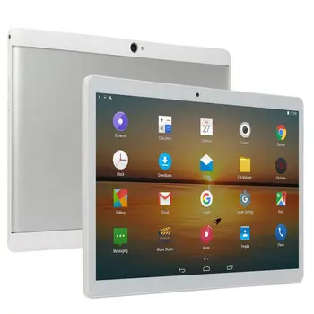 KIVBWY 10 palcový Tablet Pc Quad Core 4G Telefon Google Market, GPS, WiFi, FM, Bluetooth 10.1 Tablety 6G+64G Android tab 8.0