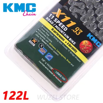 KMC X10 X11 MTB Kola s dlouhým Řetězcem 122L 10/11Speed Kolo Řetězce Magic Tlačítko S Originální krabici Horské kolo s dlouhým řetězcem