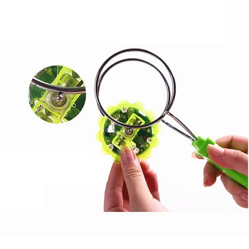 Kouzelná Gyroskopická Barevné Magic Fly Magnetické Spinning Topy Flash YO-YO Děti Hračky