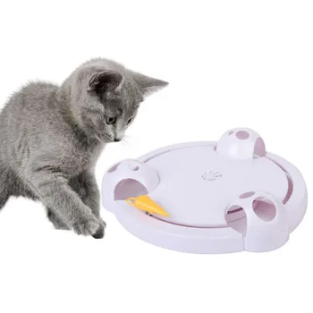 Kočka Elektrické Hračky Interaktivní Hračka Myš Automatické Hračky Pro Kočky Poškrábání Desky Běží Myš Pro Kočku Kotě Příslušenství