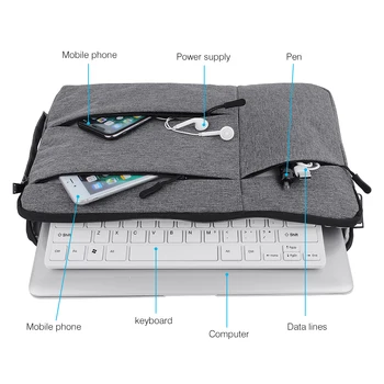 Laptop Taška Pro Macbook Air Pro Retina 12 13 14 15 15.6 inch Laptop Sleeve pouzdro Tablet PC Pouzdro pro Xiaomi Air HP, Dell, Acer