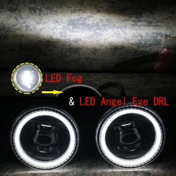 LED Angel Eye DRL Světla pro Denní svícení pro Honda Civic X FK FC_ 2016-2019 Civic Si Mlhovky Střih-Line Objektiv Auto přijíždět sem