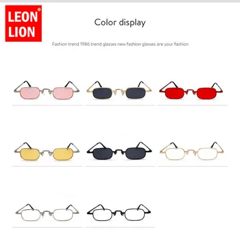 LeonLion 2021 Malý Rám Sluneční Brýle, Ženy/Muži Oválné Brýle Lady Luxusní Retro Sluneční Brýle Vintage Zrcadlo Oculos De Sol Feminino