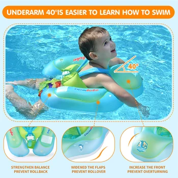 Letní dětský Nafukovací Doplňky Dětská Float Krku Plovoucí Sedadlo Plave Děti Kroužek Plavání Dítě v Bezpečí Dítě Dítě Plavat