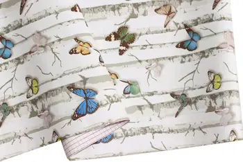 LUCKYYJ Peel A Stick Tapety Vyměnitelné Motýl Samolepící Samolepky na Zeď Pro Kidroom A Volnočasové Místnosti Dekorativní Doma