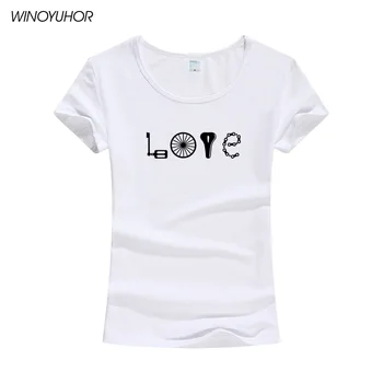 Láska Kola T-Košile, Ženy 2020 Nové Letní Kauzální T Košile Dámské Vtipné Kole Milence Dárek Topy Cool Streetwear Camiseta Femenina