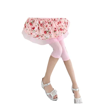 Maloobchodní 2016 letní dívka legíny dívčí sukně-kalhoty dort sukně 3 barevné dívka dětské kalhoty dětské legíny sukně-kalhoty, sukně pro 3-14