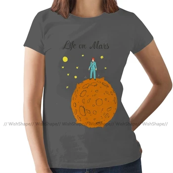 Malého Prince T-Shirt Život Na Marsu Tričko Graphic Velké velikosti Ženy, tričko Bavlněné Dámské Tričko s krátkým rukávem