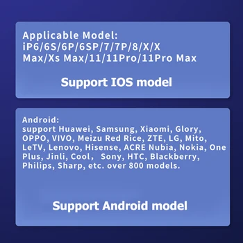 MECHANIK IOS/Android Spínač Napájení Testovací Kabel Mobilní Boot Line Pro iPhone 6/7/8/X/XS MAX/11/11Pro Samsung, Huawei, Oppo Xiao