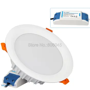 MiLight 18W RGB+CCT LED Downlight Reccessed Světlo FUT065 AC85-265V Wi-fi Kompatibilní s 2.4 G 4-Zóny Bezdrátové Dálkové & APP Ovládání
