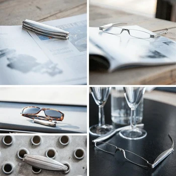 Módní Žonglovat Brýle na Čtení Magnet Skládací Pohodlné Ultra-lehká Hypermetropie Brýle Pro Seniory Muži Ženy Anti-únava