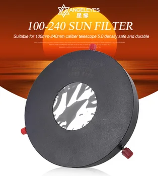 Nastavitelný 100-240 mm Průměr Otvoru Astronomický Dalekohled, Sluneční Filtr Baader Filtr 5.0 Hustota Planetárium Bard Film Meade