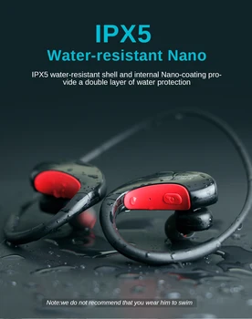 Nejnovější Dacom BRNĚNÍ Plus Sportovní Bezdrátová Bluetooth Sluchátka IPX5 Vodotěsné CSR v5.0 Sluchátka Běží Sluchátka s Handsfree