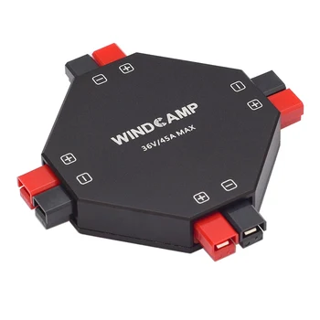 Nejnovější verze WINDCAMP AP-4 30A POWERPOLE SPLITTER 4-CH power supply Distributor HAM Radio