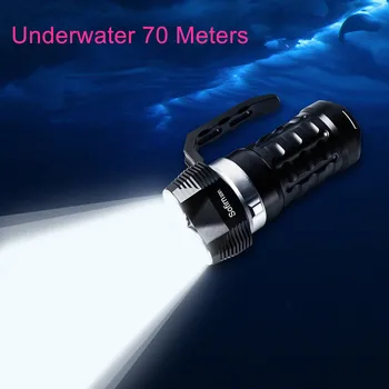Nová Aktualizace Sofirn SD01 3* SST-40 LED Potápění Svítilna 18650 3000LM Lanterna Taktické Vojenské Potápění Podvodní Baterky