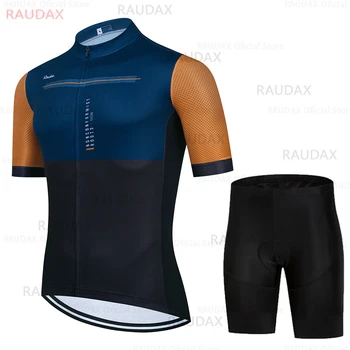 Nové 2021 Cyklistické Jersey Sada Letní Prodyšné Cyklistické Oblečení Krátký Rukáv Jízda Na Kole Cyklistické Oblečení Ropa Ciclismo