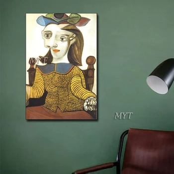 Nové Abstraktní Obrázek Art Handmade Picasso Obrazy, Reprodukce Moderní Olejomalba Plátno Wall Art Home Dekor Zeď Umění Obrázky