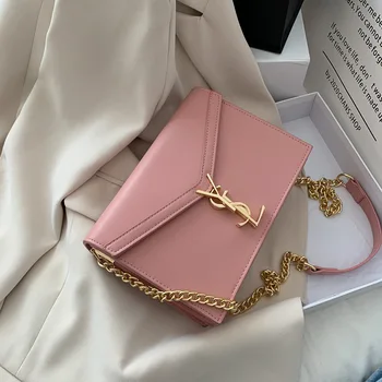 Nové luxusní značky žen taška přes rameno fashion Y-typ Řetězce Taška Messenger Tašky Jediné Rameno Messenger Bag designer bag