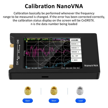 Nové NanoVNA-H4 4 Palcový LCD Displej 50 khz-1,5 GHz VNA HF VHF UHF UV Vector Network Analyzer Anténní Analyzátor