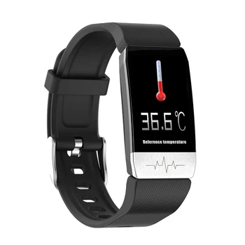 NOVÝ Chytrý Náramek pro Měření Teploty horečka monitor Zdraví Fitness Tracker EKG Monitor vodotěsné sportovní Smartwatch Muži Ženy