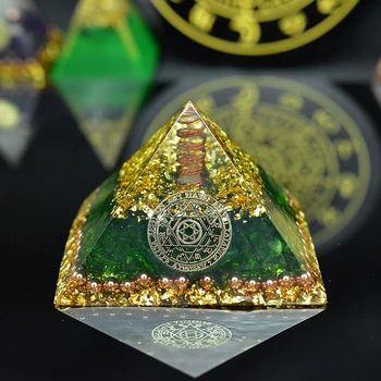 Orgonit Pozitivní Energie Pyramidy Léčení Probuzení Přírodní Krystal Jóga, Meditace, Duchovní Praxe Dekorace Interiéru Vor