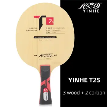Originální Yinhe Galaxy T-2S Stolní Tenis Blade (T2s,3wood + 2 carbokev) Ping Pong Raketa Základní Raquete De Ping Pong