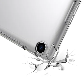 Pouzdro Pro Huawei MediaPad M5 10.8 8.4 10.1 8 palcový Případě Měkké Transparentní TPU Pouzdro Pro Huawei MediaPad T5 T3 M3 10.1 8 inch