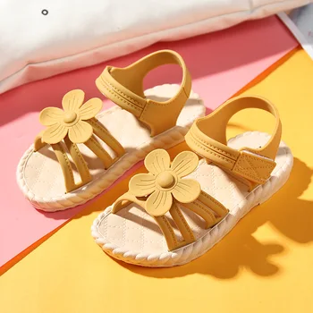 Princezna han vydání dívky sandály, dětské rekreační letní nové ploché boty děti joker ženské dětské boty