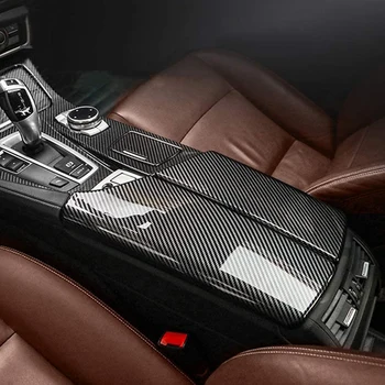 Pro -BMW Řady 5 F10 2011-2016 Uhlíkových Vláken středová Loketní opěrka Box Kryty, Konzole pro Box Úložný Box Střihu Kryt