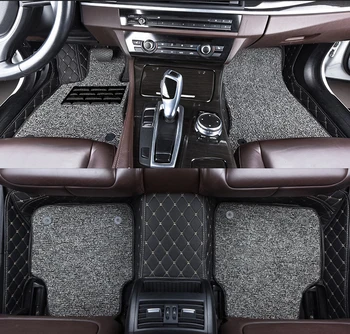 Pro Chevrolet Trailblazer 2019 Luxusní Dvojitá Vrstva Drátu Smyčku, Auto Podlahové Rohože Vlastní Koberce Nohy Podložky Auto Automobilové Koberce Kryt