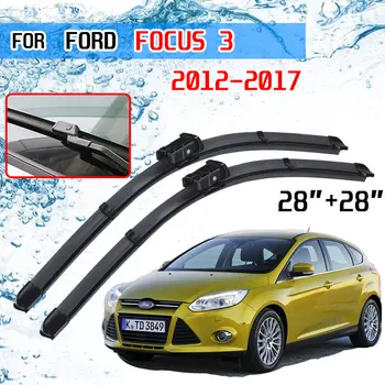 Pro Ford Focus 3 2012 2013 2016 2017 MK3 Příslušenství Auto Čelní Sklo čelní Sklo Stěrače Kartáče Frézy