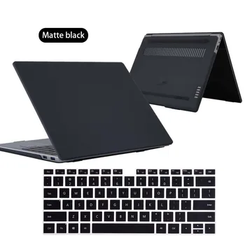 Pro HUAWEI MateBook Pro16.1/X 2020/X Pro/ MateBook 13 14/D14 D15/MagicBook 14 15-Černá Pevný Notebook Shell pouzdro + Kryt Klávesnice