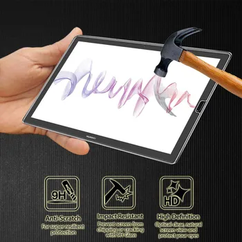 Pro Huawei MediaPad M6 10.8 inch - 9H Tablet Screen Protector Ochranné Fólie Anti Otisků prstů Temperované Sklo