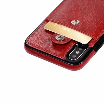 Pro iphone 12 mini 11 pro max XR-X 6 6S plus 8 7 plus XS MAX kryt karty peněženka ramenní popruh pu kůže telefon bag
