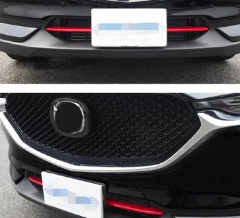 Pro Mazda CX-5 CX5 CX-8 2017 2018 Mřížka Nárazníku Lišty karoserie Ochrany ABS Chrom Mřížka Grilovací Mřížka Kolem Panelu Digestoře