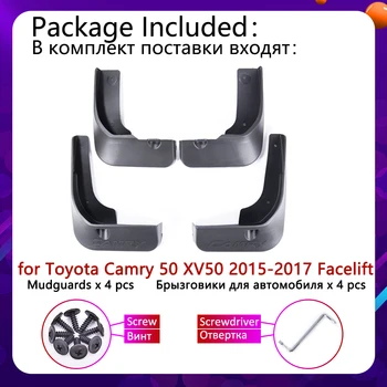 Pro Toyota Camry 50 XV50 Facelift 2016 2017 4ks/Set Blatníky Mudflap Blatník Mud Klapky Klapka Splash Stráže, Auto Příslušenství