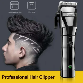 Profesionální Elektrický Vysoušeč Clipper Dobíjecí Titanium Blade pánský Zastřihovač Vousů Stříhání Vlasů pro Kadeřnictví Pánské Kadeřnictví Vlasy Cuttin