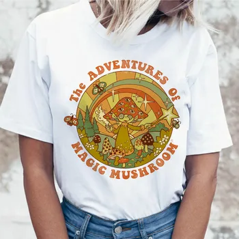 Psychedelické tričko ženy harajuku oblečení tričko trička pro grafické ženské korean ulzzang legrační top t-shirt