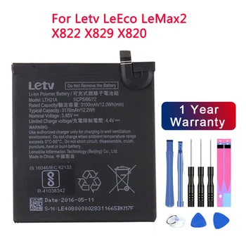 Původní LTH21A 3100mAh Pro Letv LeEco LeMax2 X822 X829 Le Telefon Le MAX 2/5.7 palcový/X821 X820 Mobilní Telefon Náhradní Baterie