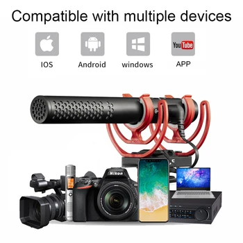 Původní Rode VideoMic NTG Rozhovor Nahrávat Mikrofon pro Canon Nikon Sony DSLR Smartphony iPhone IOS Android